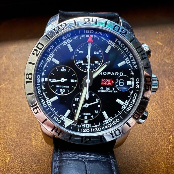 CHOPARD MILLE MIGLIA 8992 BLACK DIAL GMT CHRONOMETER 42mm AUTOMATIC ...