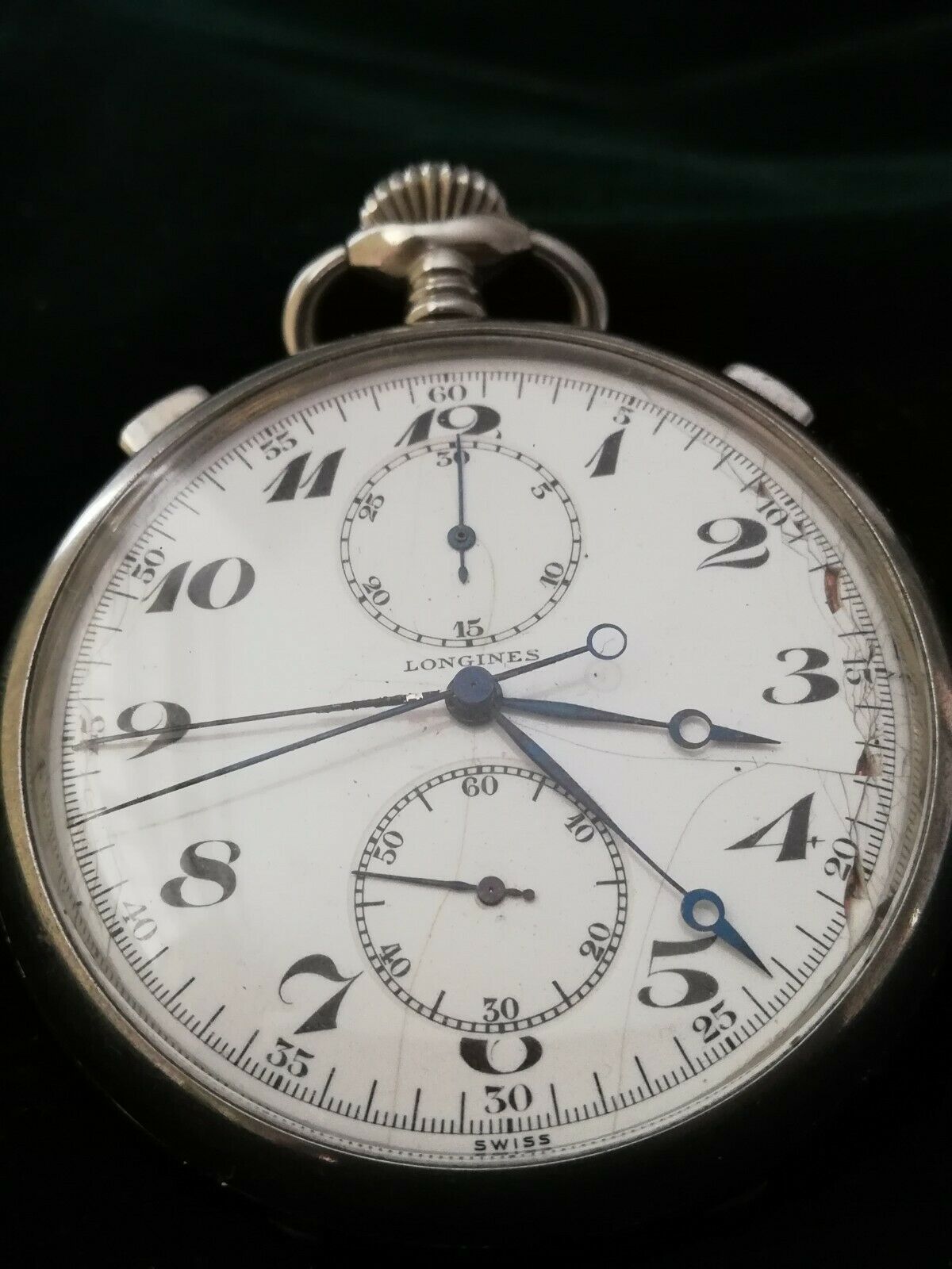 LONGINES pocket watch fraction of a second Rattrapante Chronograph CAL 1872 WatchCharts