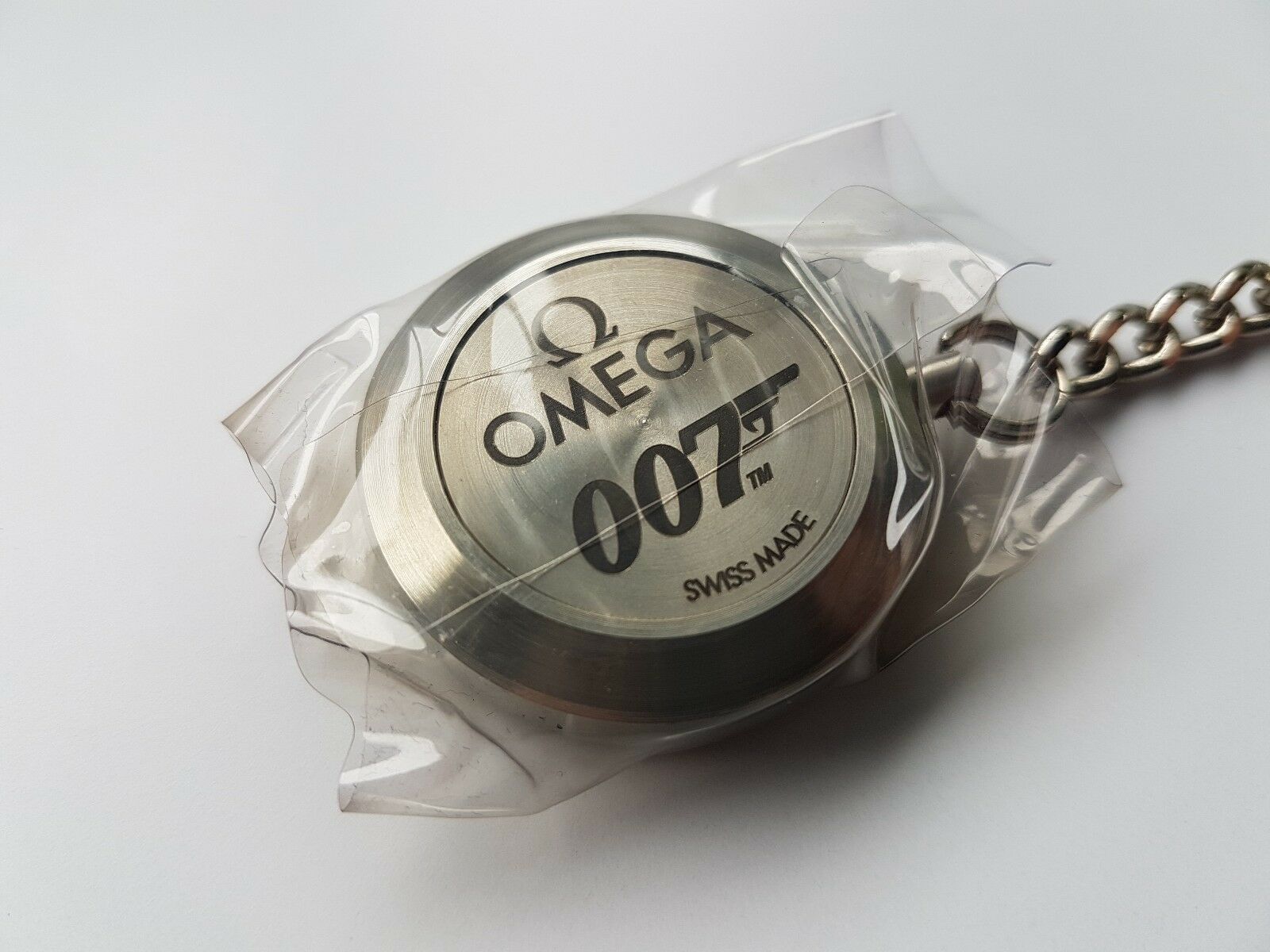 Omega 007 James Bond 50th Anniversary Stainless Steel keyring New