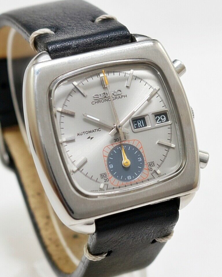 Seiko Monaco Chronograph Automatic Ref 7016-5000 Men's