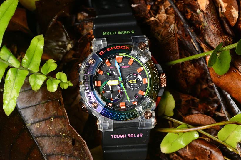 Casio G Shock Limited Edition Frogman Borneo Rainbow Toad GWF