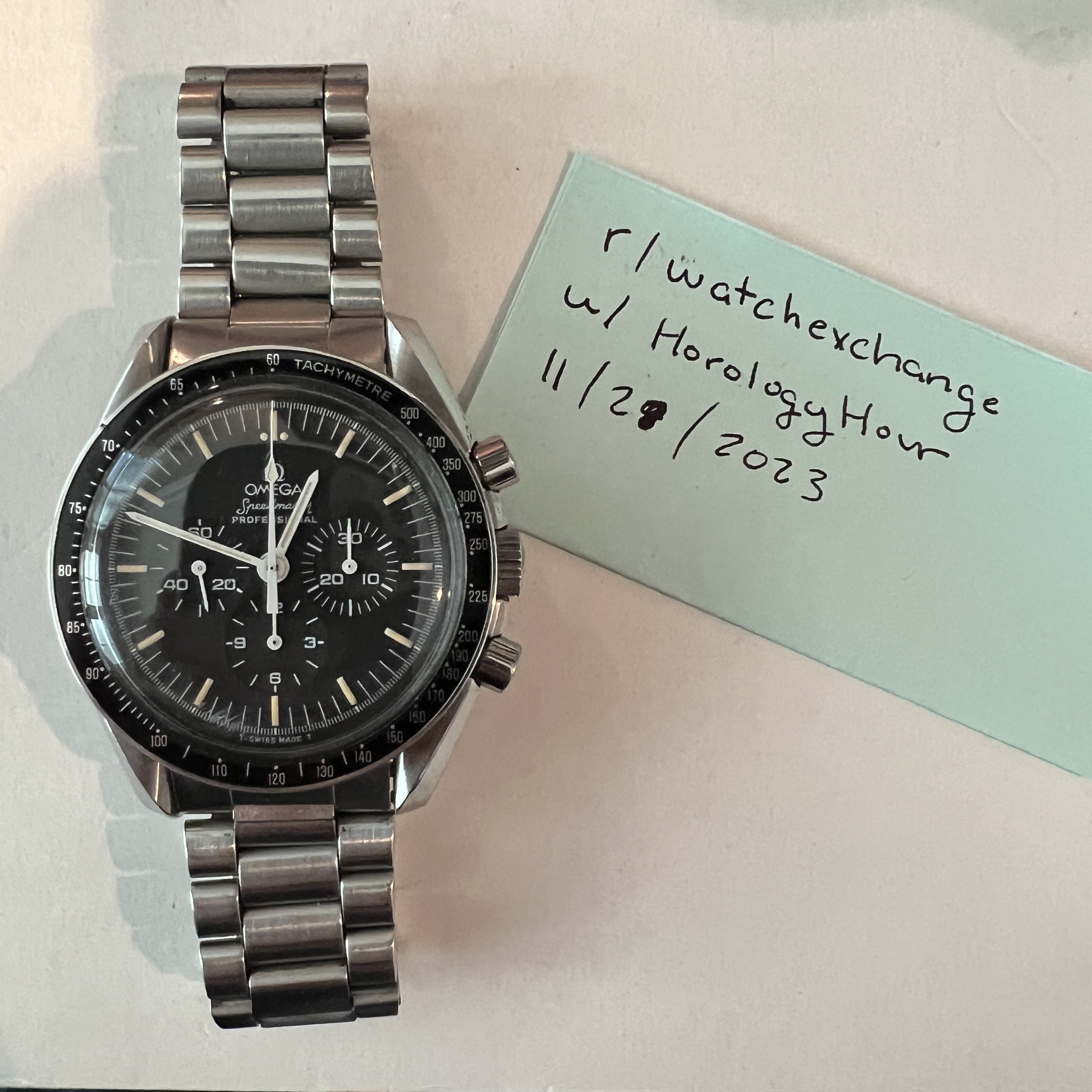 WTS 1991 Omega Speedmaster Professional Ref. 3590.50 145.022 w