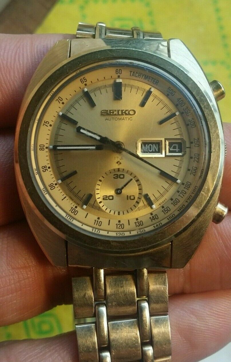 Vintage Seiko 6139 - 6015 Chronograph Automatic watch 17jewels day / date  pogue | WatchCharts