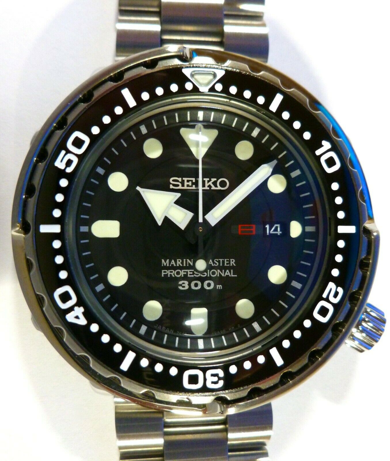 Seiko Prospex SBBN031 MARINE MASTER PROFESSIONAL 300m Diver's Watch ...