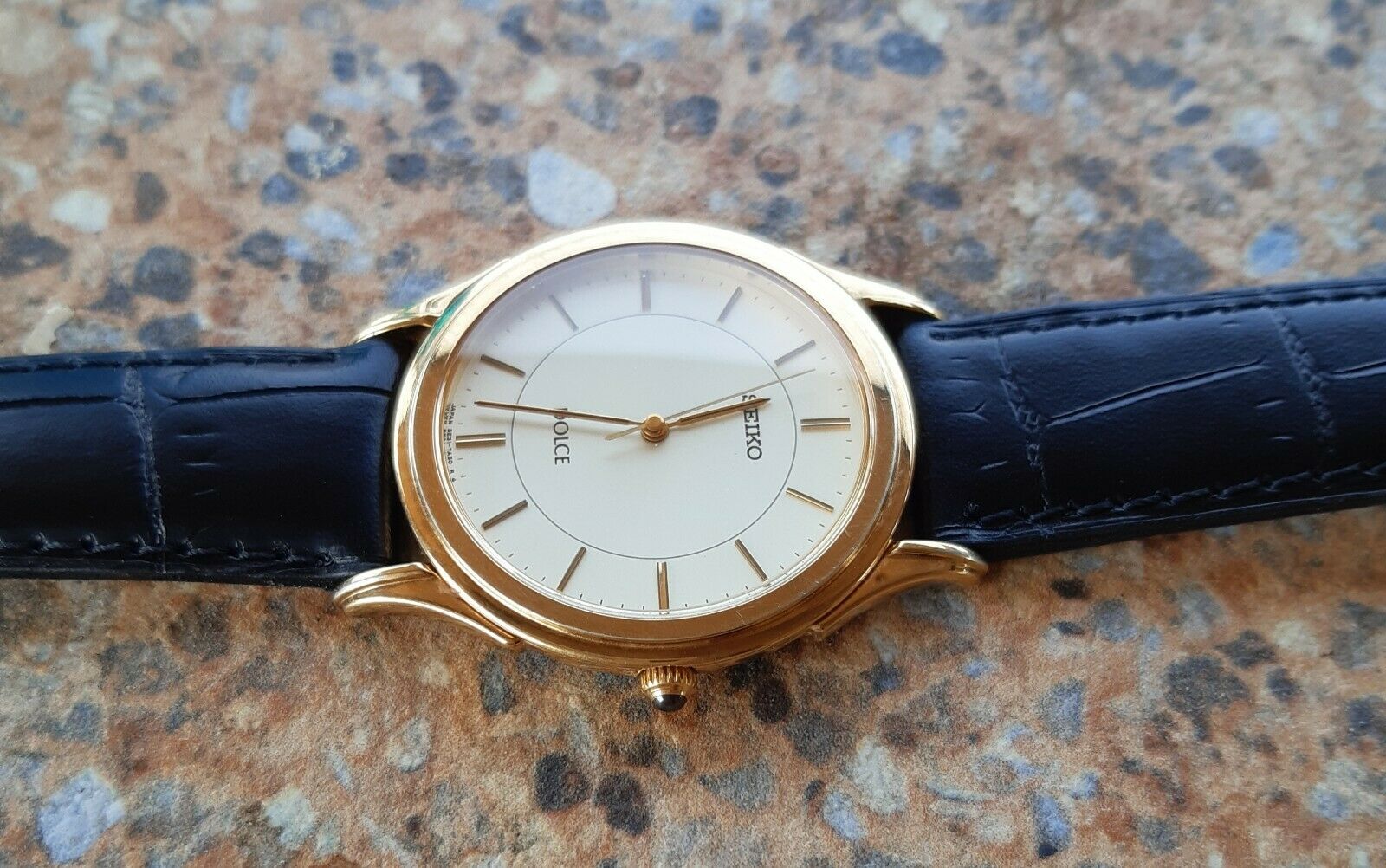 Seiko Dolce 5E31 7A40 High Accuracy Quartz HEQ January 1997 Dress