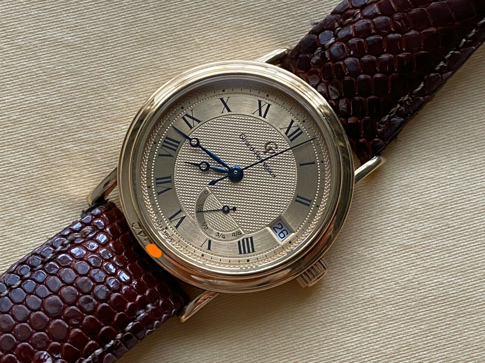 RARE Girard Perregaux 18K Rose Gold Classic Power Reserve