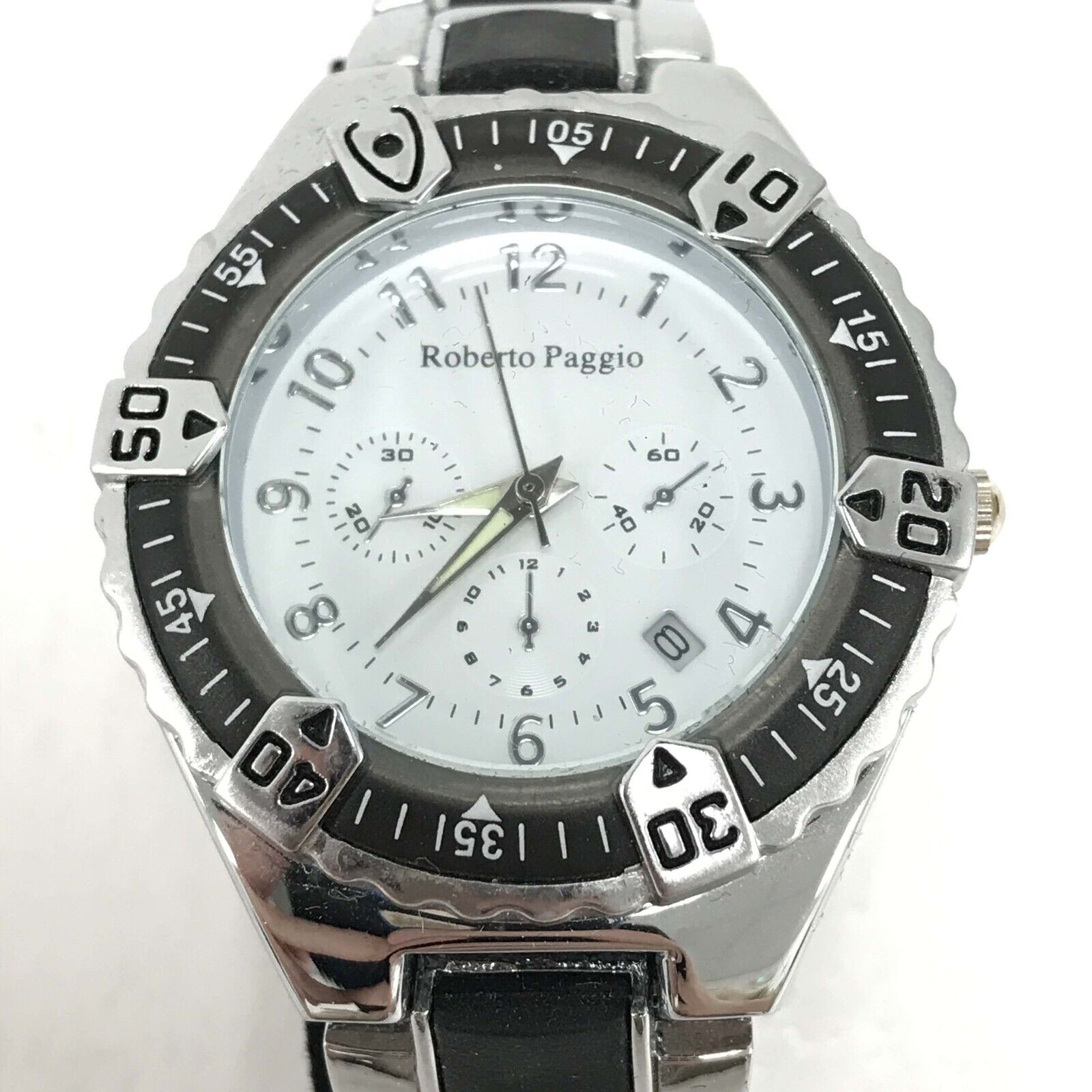 Ben Sherman + Roberto Paggio Chronograph Watches Silver  display picture 1
