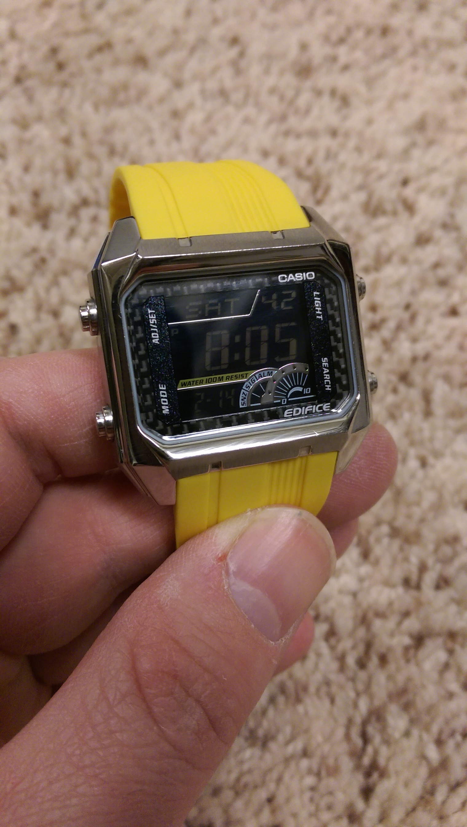 casio digital square watch