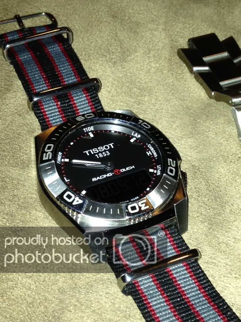 tissot t touch nato strap