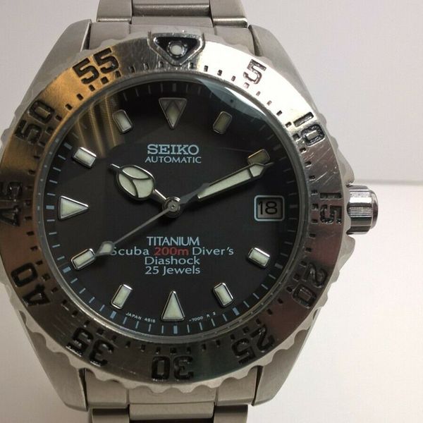 Very Rare Seiko SCVF001 4S15-7000 Titanium Hi-Beat Automatic; Original  Bracelet | WatchCharts