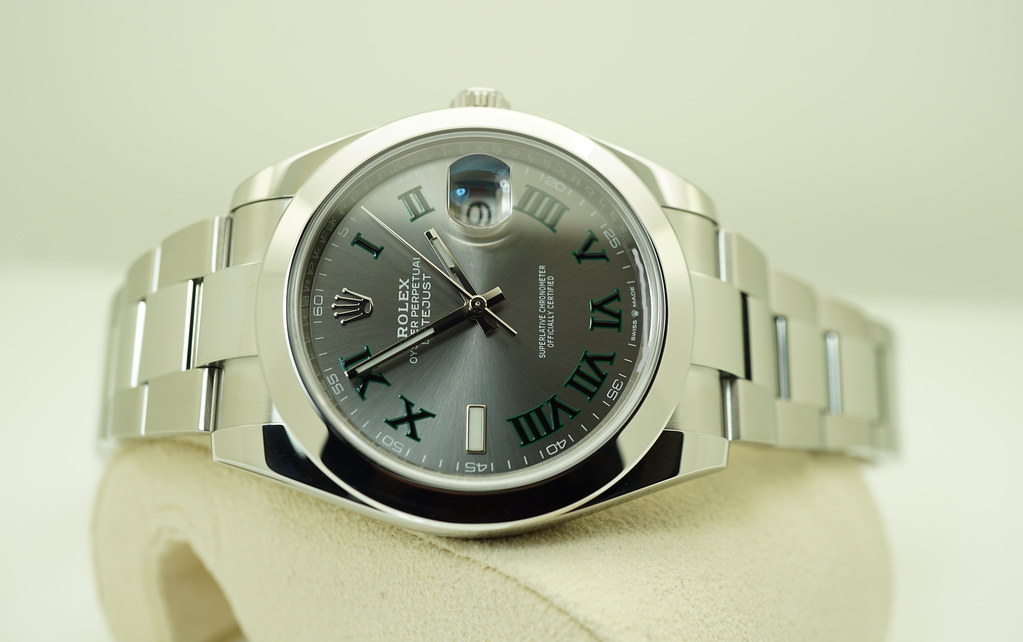 FSOT Rolex 126300 DATEJUST 41 WIMBLEDON DIAL OYSTER BAND 2021