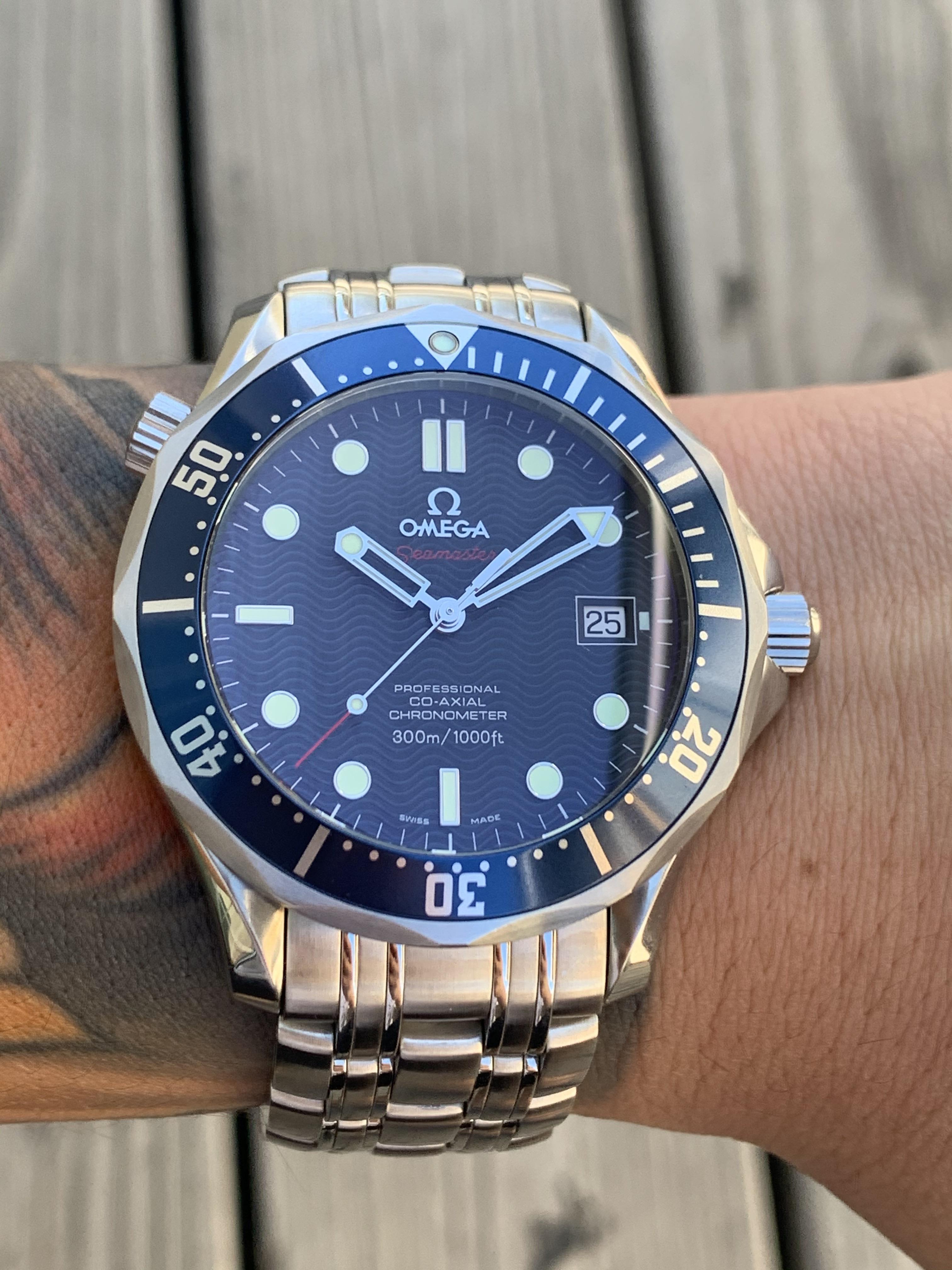 Wts Omega Seamaster Professional Co Axial Bond S Casino Royale Ref 2920 80 2220 80 Full Kit 2400 Watchcharts