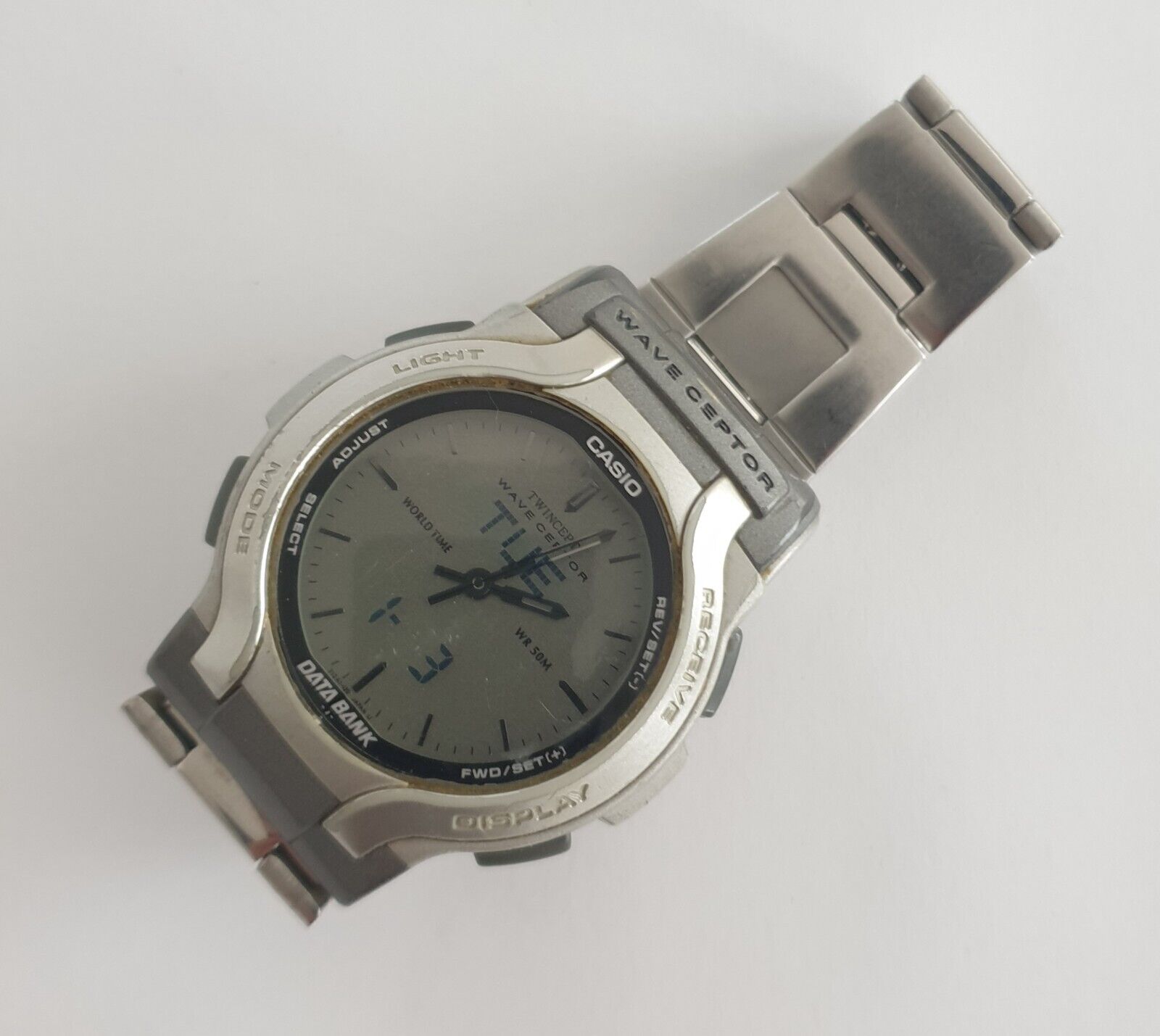 Casio Wave Ceptor Data Bank Digital Watch WVA-200 - Made in
