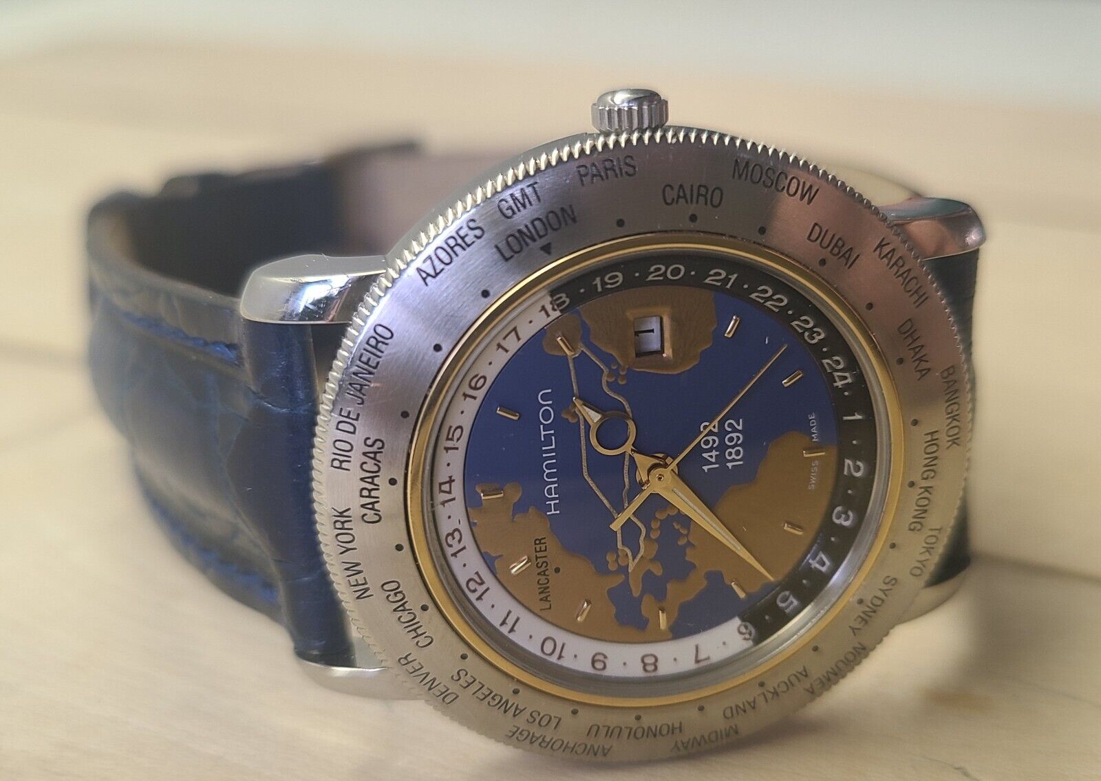 Extremely Rare Hamilton Watch World Timer