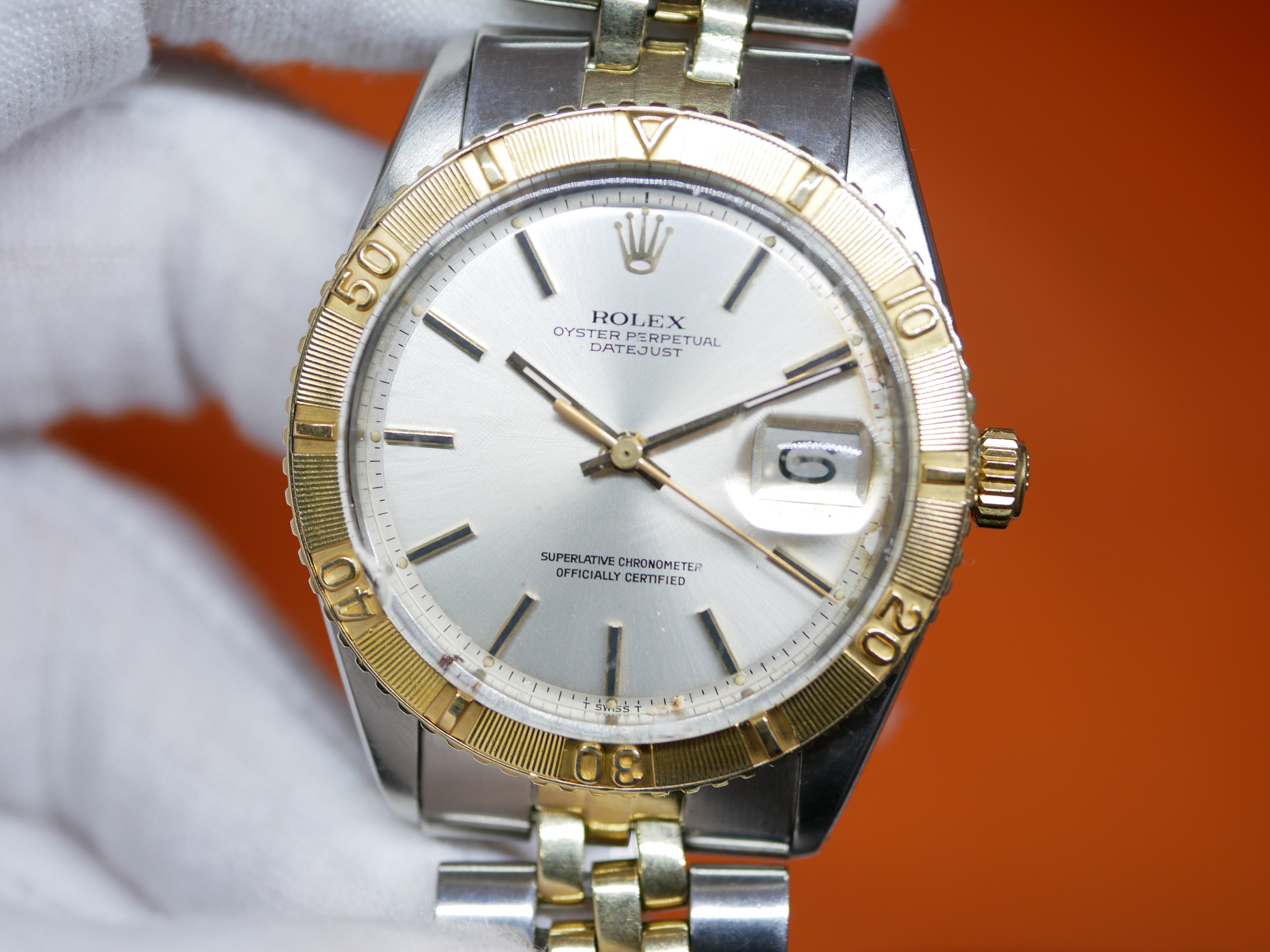 WTS Rolex Thunderbird Datejust 36mm with Yellow Gold Bezel