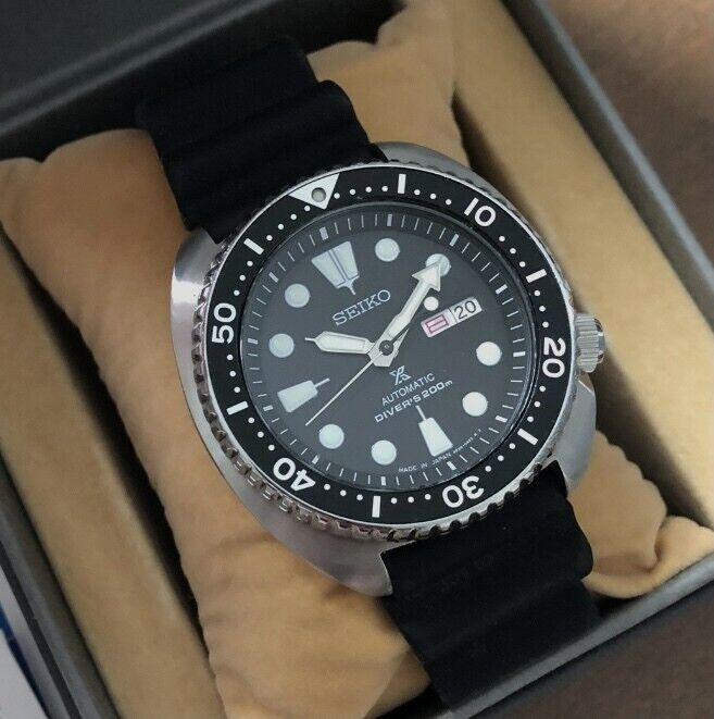 SEIKO PROSPEX SBDY015 Diver 3rd Reprint SCUBA Turtle 4R36 Black Made in ...