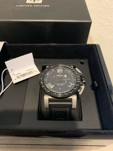 Zodiac ZMX-02 Racer Mens Black Dial Black Rubber Band Strap Zodiac ZMX-02 Racer Mens Black Dial Black Rubber Band Strap