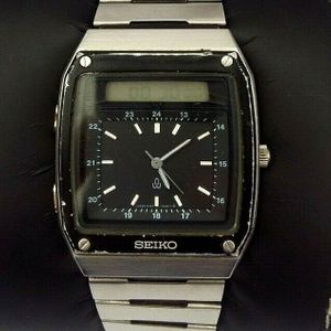 SEIKO H357-5010 VINTAGE RARE JAMES BOND DUO DISPLAY WATCH 1980's |  WatchCharts