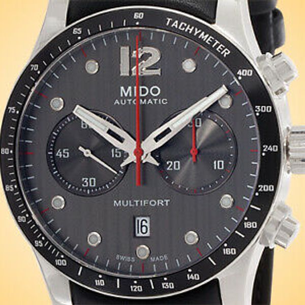 Mido Multifort Automatic Chronograph Stainless Steel Men's Watch