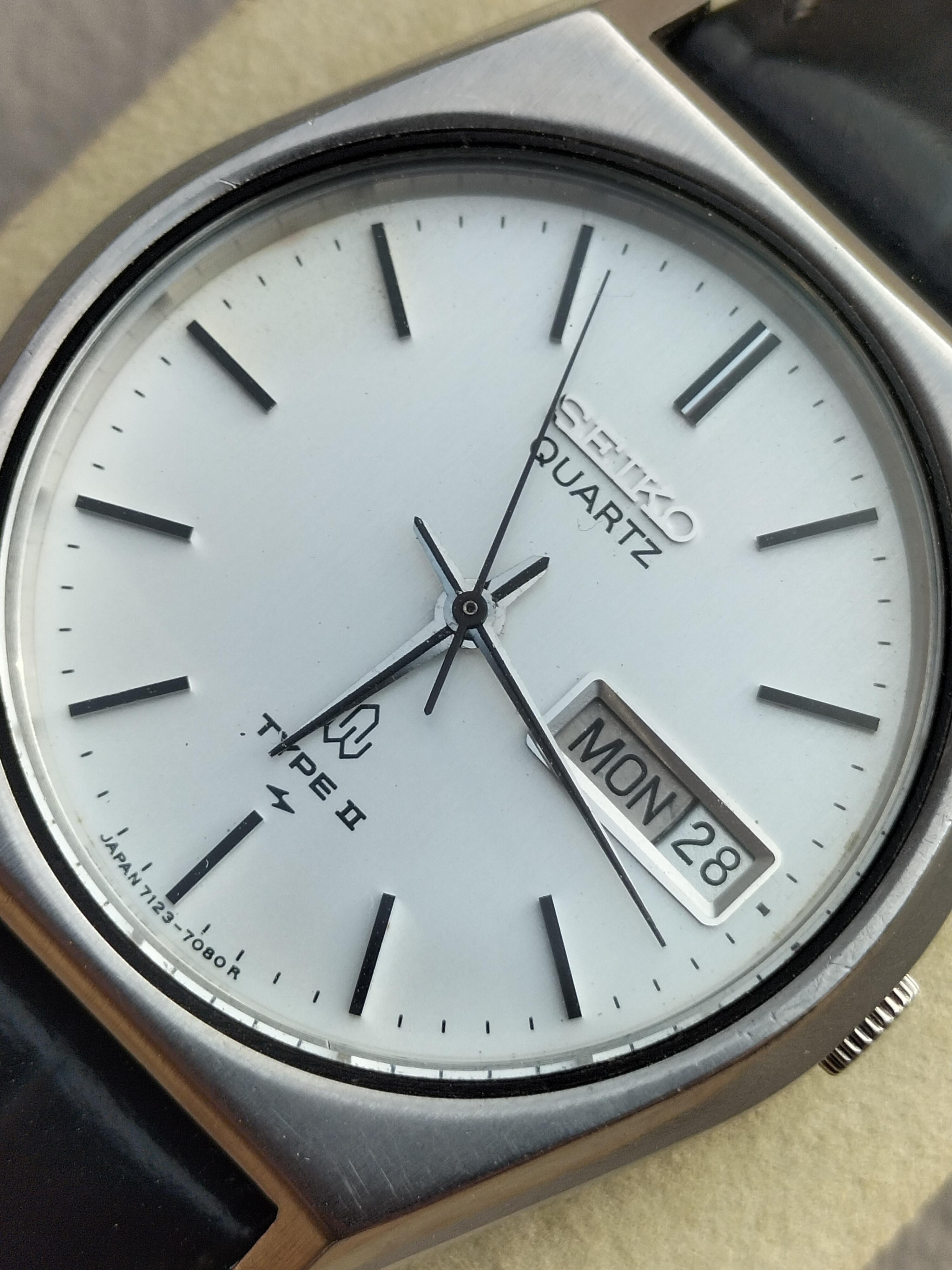 WTS] Vintage Rare Seiko Type II Quartz 7123-7080 - USD 99 ONLY 