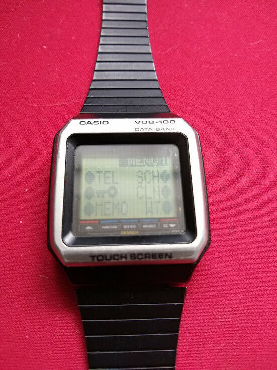 Casio VDB-100 Touchscreen watch - vintage and rare collectible