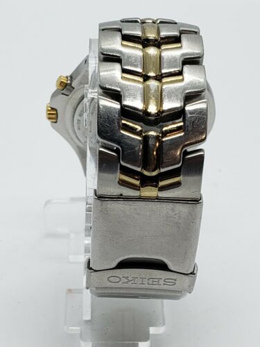 SEIKO KINETIC 5m62 0bt0 Men s Watch PARTS REPAIR AUTO BEAUTIFUL