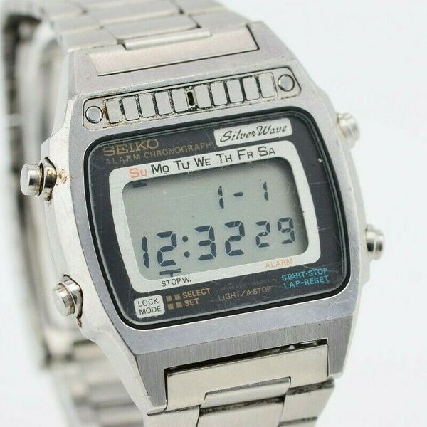 Vintage Seiko Silver Wave Digital Quartz Watch A257-5020 JDM Japan  G728/ | WatchCharts
