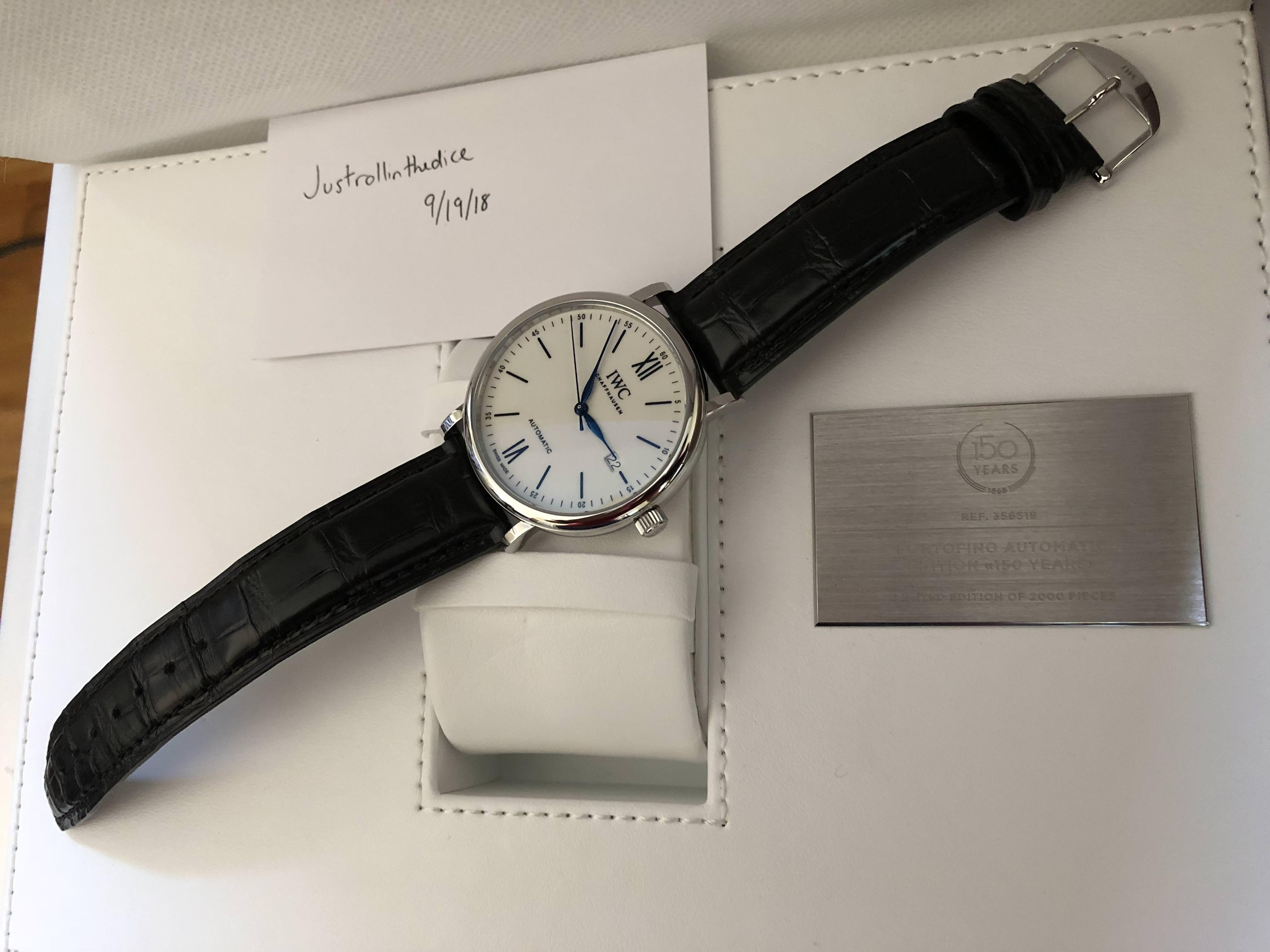 iwc portofino jubilee