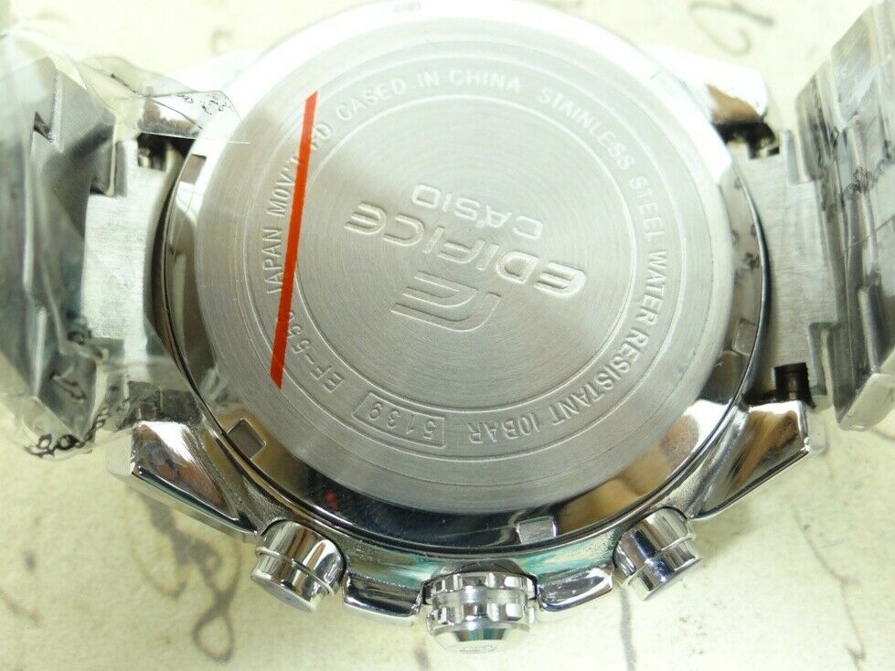 EDIFICE CASIO QUARTZ CHRONOGRAPH 5139 EF-556 WR100M DATE WATCH MEN'S |  WatchCharts