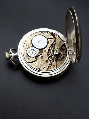 Antique pocket watch LONGINES EFCO 10 Grands Prix porculan dial