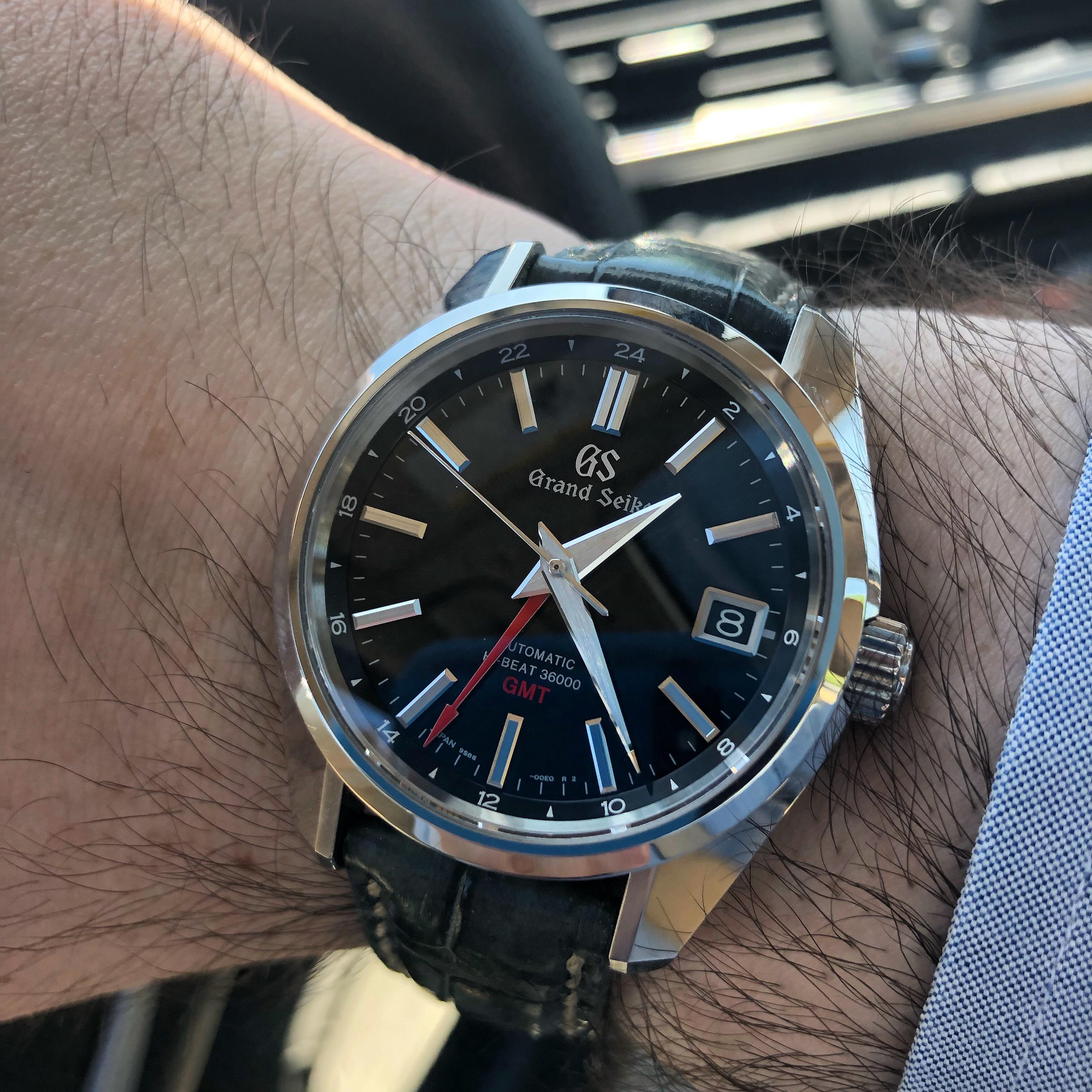 WTS] Grand Seiko GMT with black Mt. Iwate dial - SBGJ203 | WatchCharts