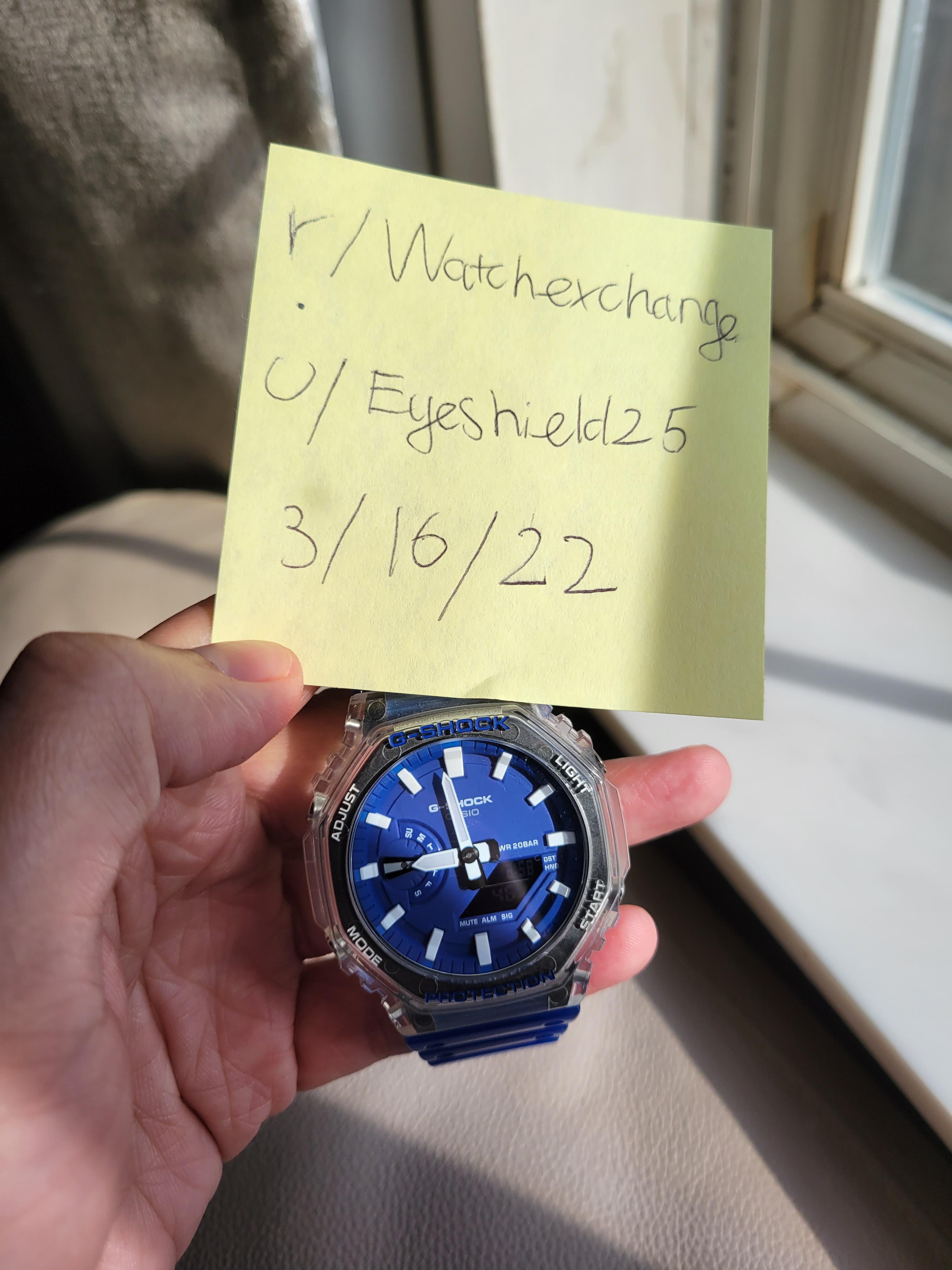 WTS] G-Shock GA-2100HC-2A Hidden Coast Theme | WatchCharts