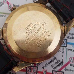 WTS] Citizen Super Jet Auto Dater HTF 39J 14k Gold Filled