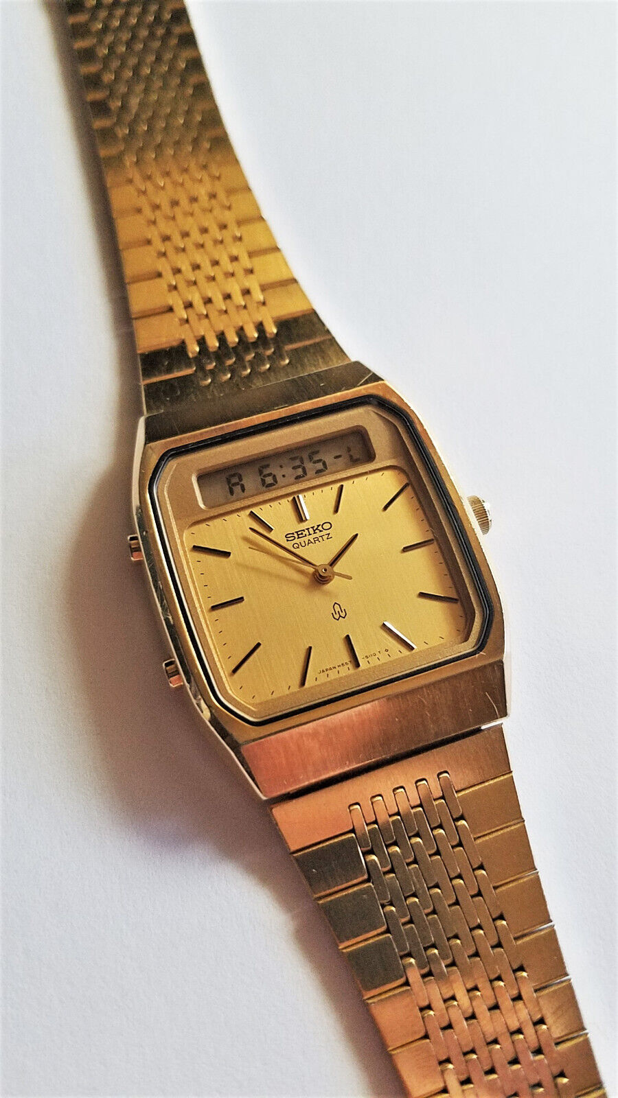 SEIKO セイコー QUARTZ LC デジタル 0614-5010 クォーツ