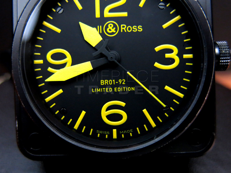 FS. Bell Ross BR01 92 Yellow Special Edition of 500 pieces