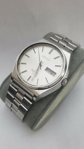 Men's 36mm SEIKO 4004 SQ 5j 0903-8089 Stainless Steel Bracelet Vintage Watch  | WatchCharts