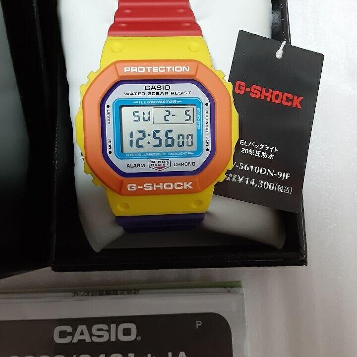 CASIO G-SHOCK DW-5610DN-9JF Psychedelic Multi Colors Men's Watch