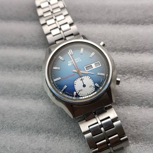 FS: Seiko 6139-8050 Speedtimer Blue dial | WatchCharts