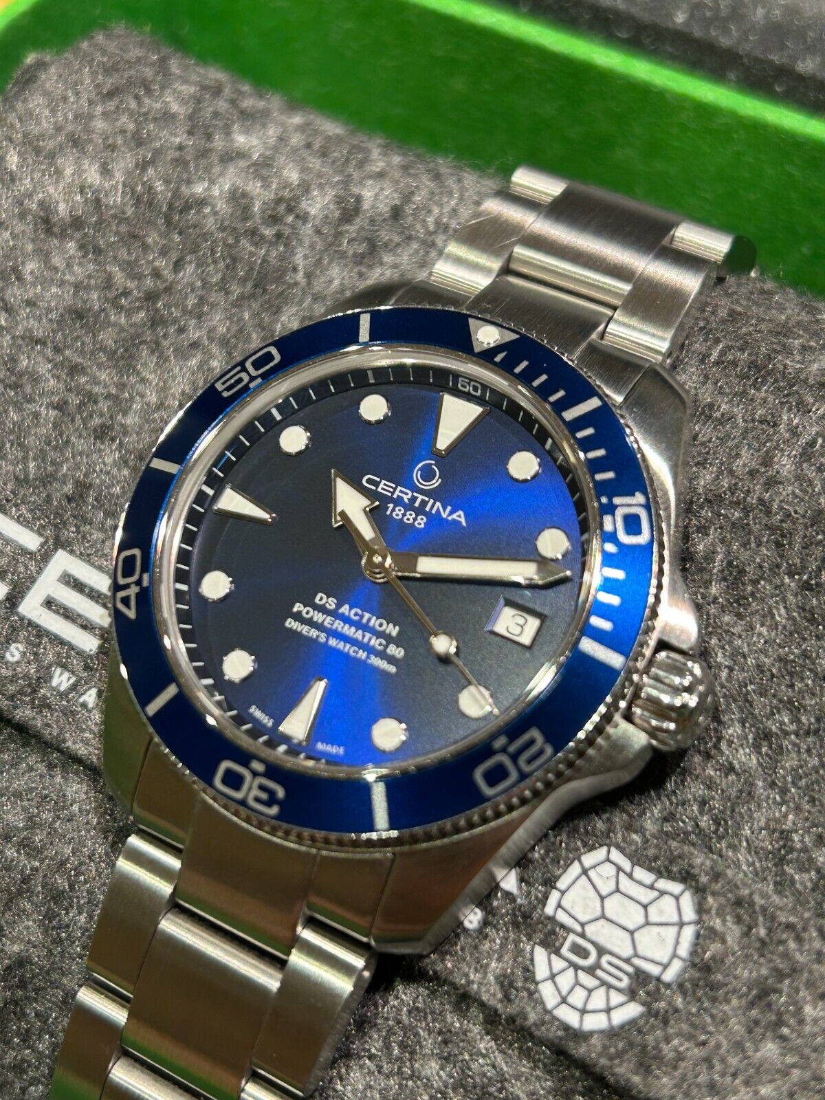 Certina ds action diver powermatic 80 blue best sale