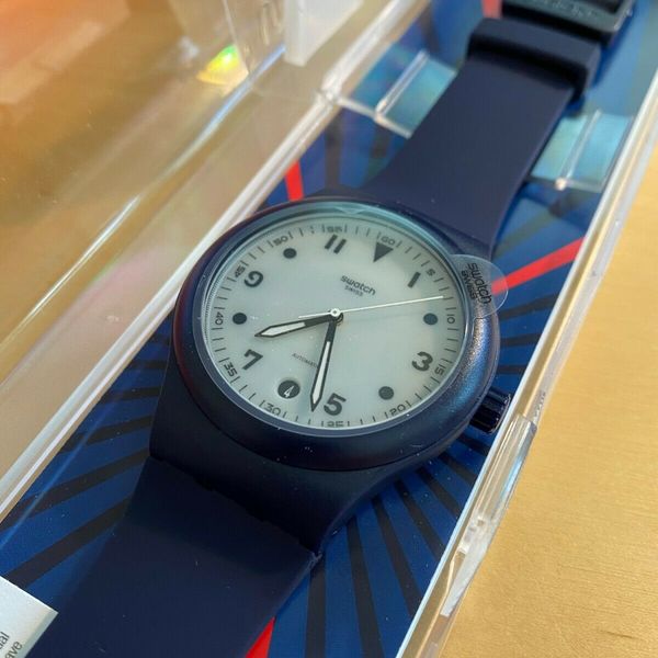 Swatch Sistem51 HODINKEE Vintage 84 Blue Edition BNIB | WatchCharts