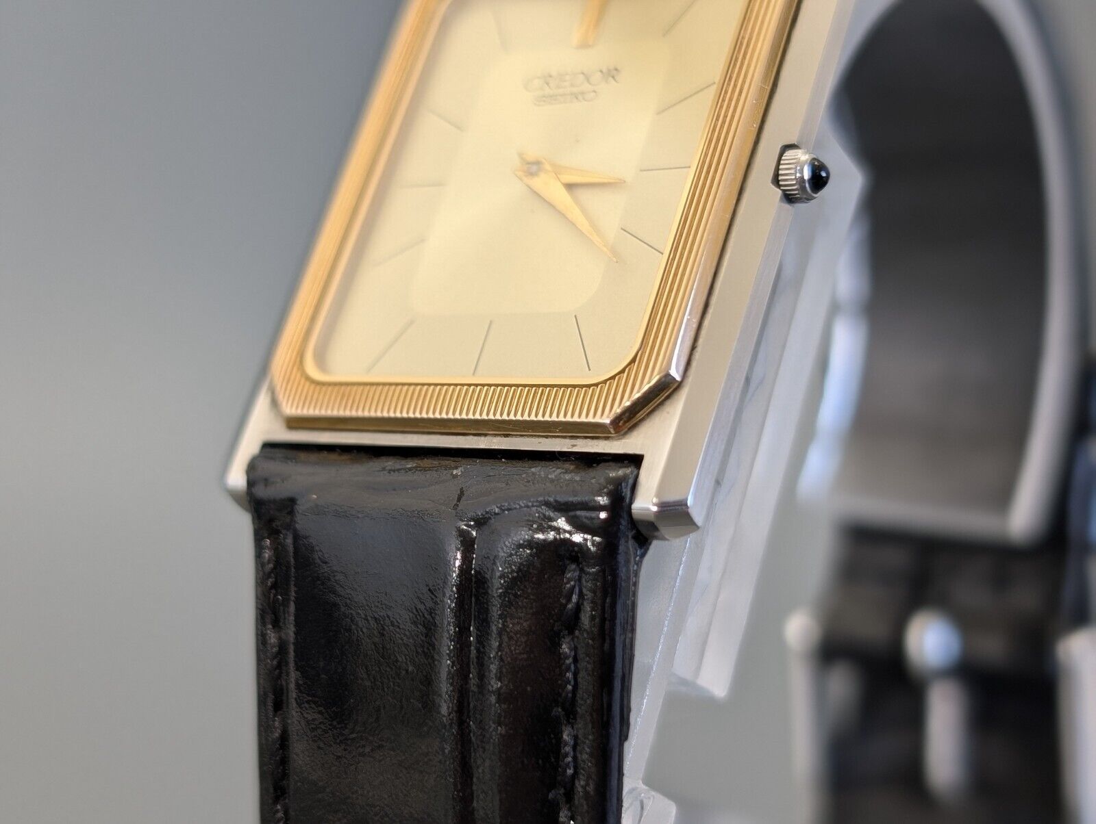 N Mint] SEIKO CREDOR 6730-5090 Gold 14K quartz Men's Watch Vintage