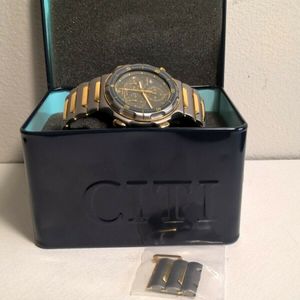 Montre Citizen Attesa Titanium 3560-351541 - Chrono Quartz, étanche, Révisée - Occasion Bon état ⌚