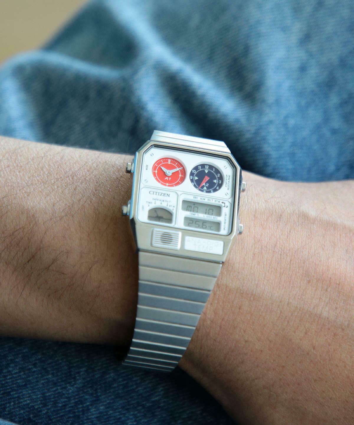 2019 CITIZEN × BEAMS collaboration bespoke ANA-DEGI TEMP Watch