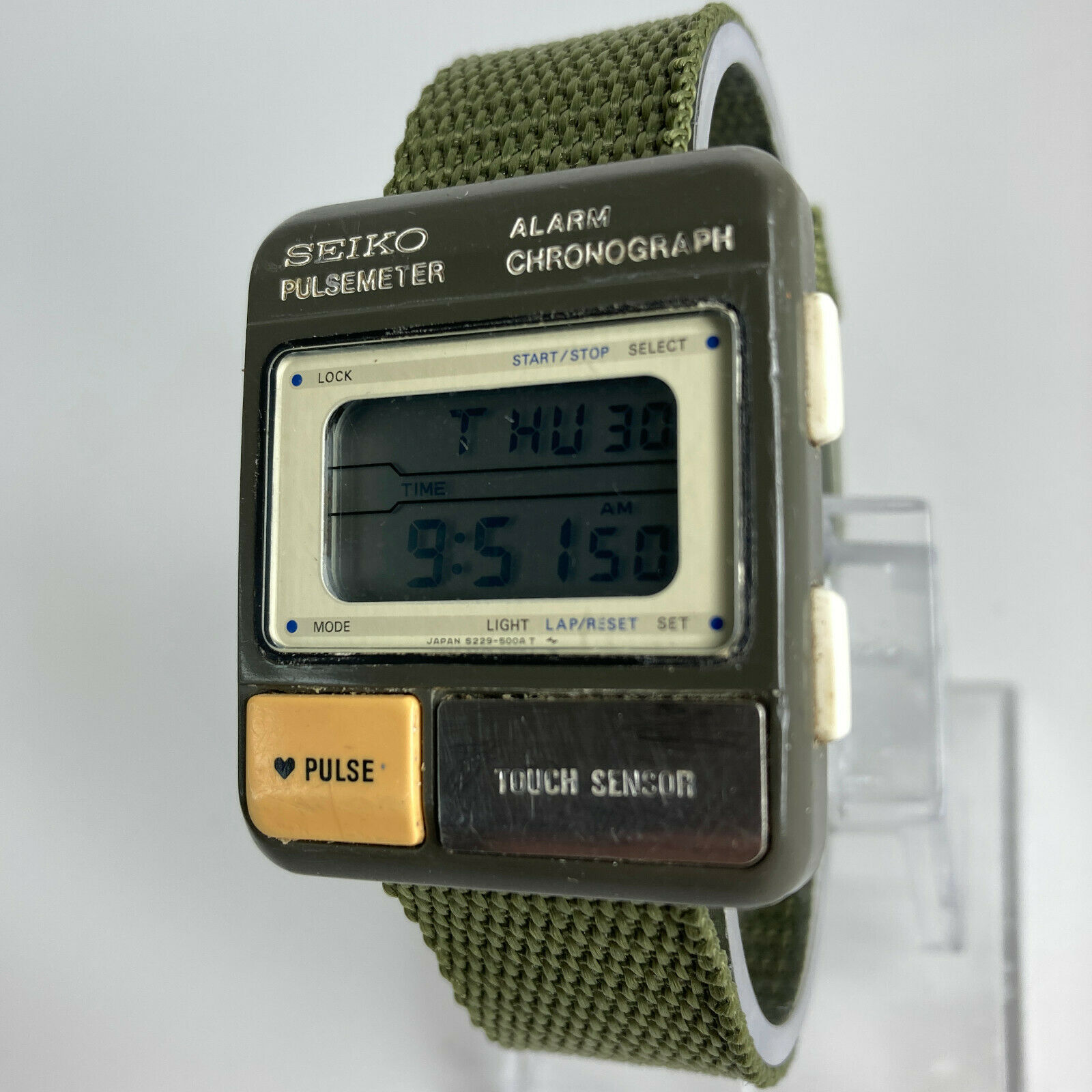 Vintage SEIKO PULSEMETER Watch Aliens Colonial Marines S229