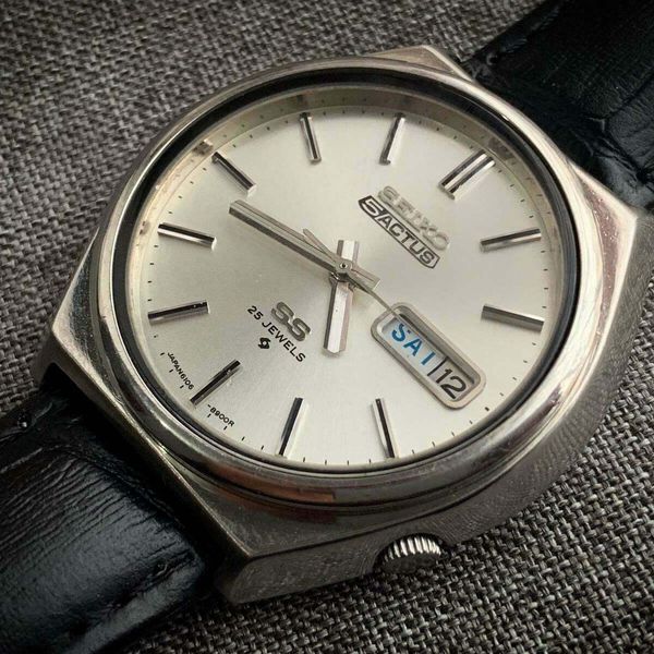 Seiko 5 Actus SS 6106-8690 Vintage Automatic Day/Date, Gents Japan ...