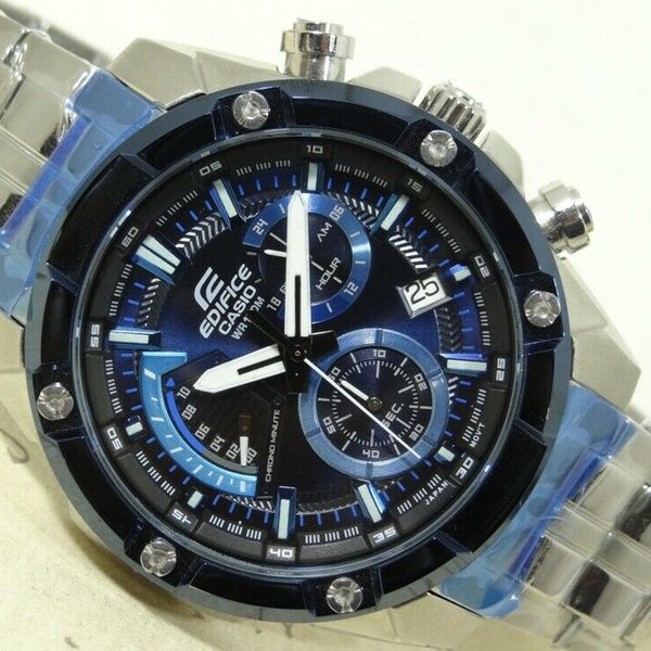 EDIFICE CASIO QUARTZ CHRONOGRAPH 5572 EFR 559 WR100M DATE WATCH MEN S WatchCharts Marketplace