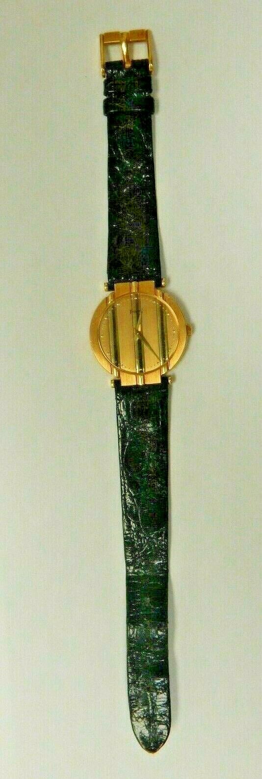 Luxury Piaget 8P1 8273 18k Gold Quartz Wrist Watch w Box