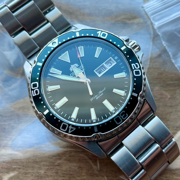 For Sale or Trade Orient Kamasu Green RAAA0004E19A WatchCharts