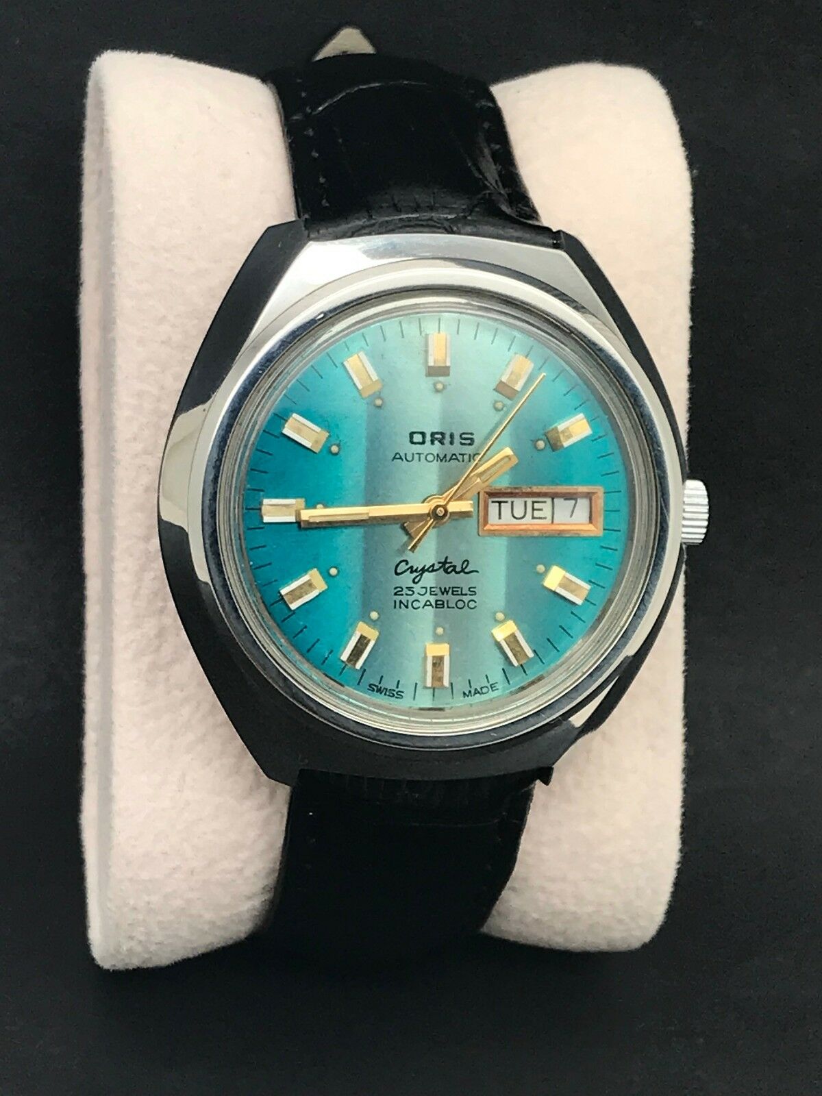 Vintage Oris 25 Jewels Incabloc Automatic Men s Watch Great