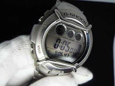 CASIO VINTAGE DIGITAL WATCH G-SHOCK G-3100 2453 STAINLESS SILVER